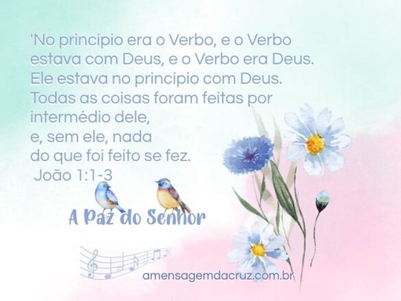 Jesus o verbo da vida