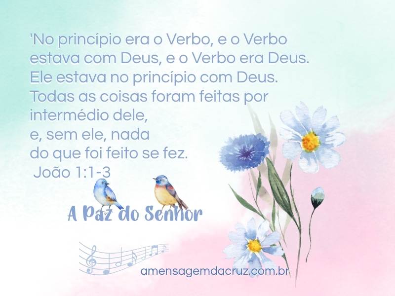 Jesus o verbo da vida