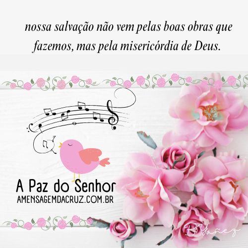 Não pela obra de justiça