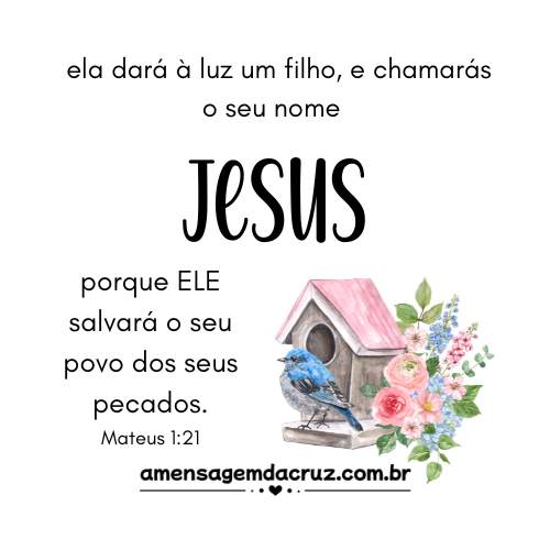 Ele salvará o seu povo - Mateus 1:21