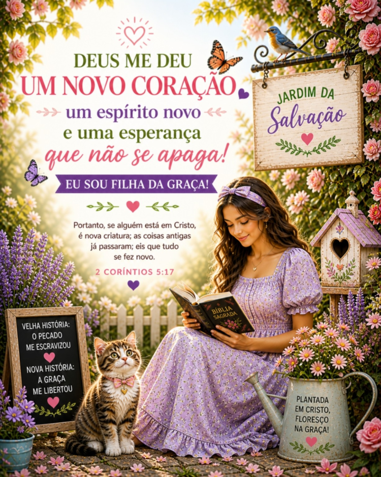Deus me deu um novo Novo coração